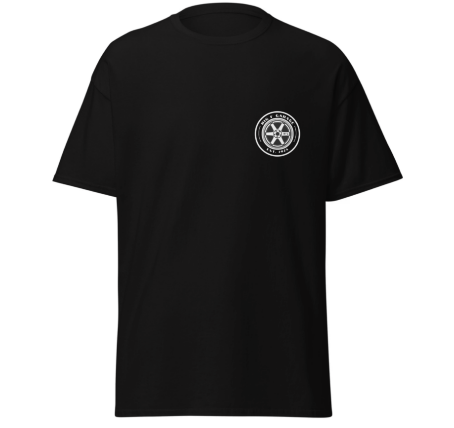 Big Foot's Garage Black Tee
